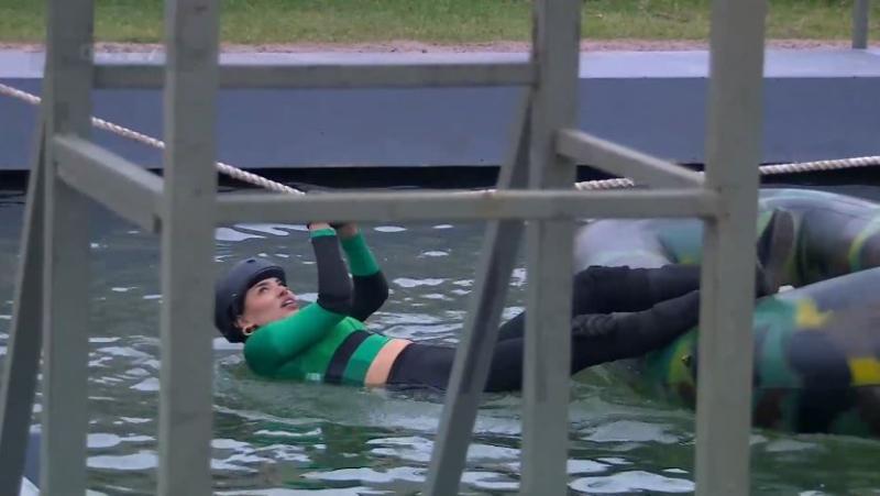 Anyella Grados compitiendo