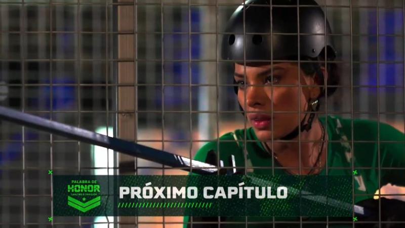 Anyella Grados compitiendo