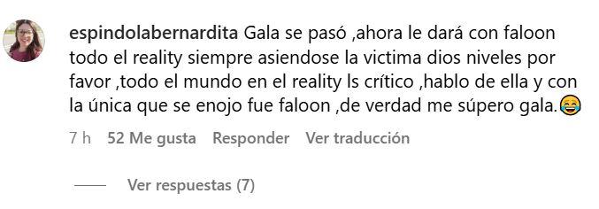 Comentarios Instagram