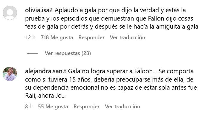 Comentarios Instagram