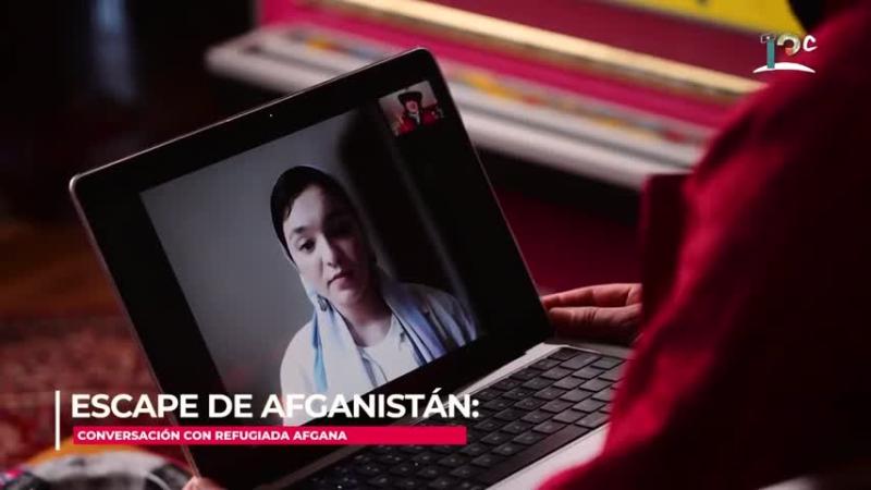 Refugiada afgana agradece a Jorge Said por salvarla del ejército talibán