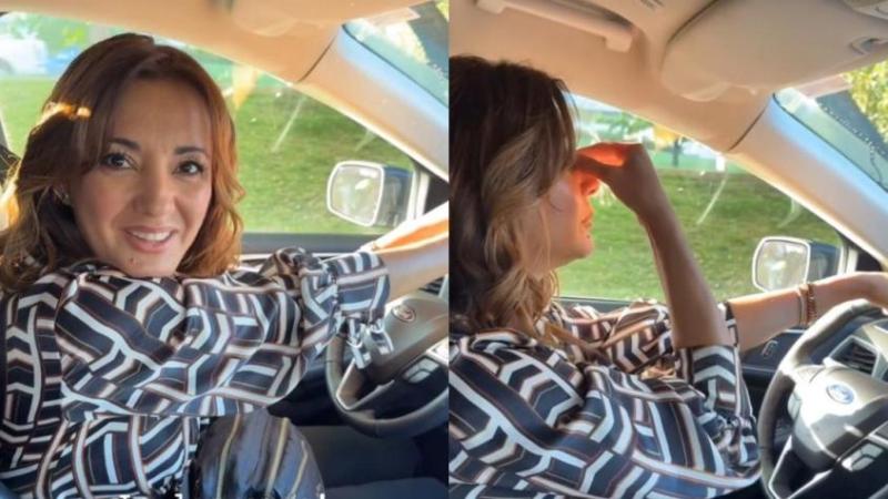 La emoción de Priscilla Vargas al acompañar a su hija mayor en su último día de cuarto medio