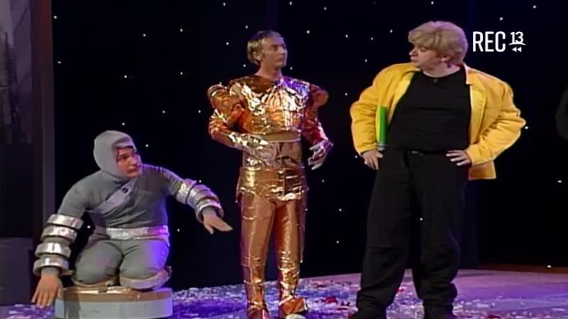 Manuel Mijares en una cómica parodia a Star Wars en "Por Fin es Lunes" 2002