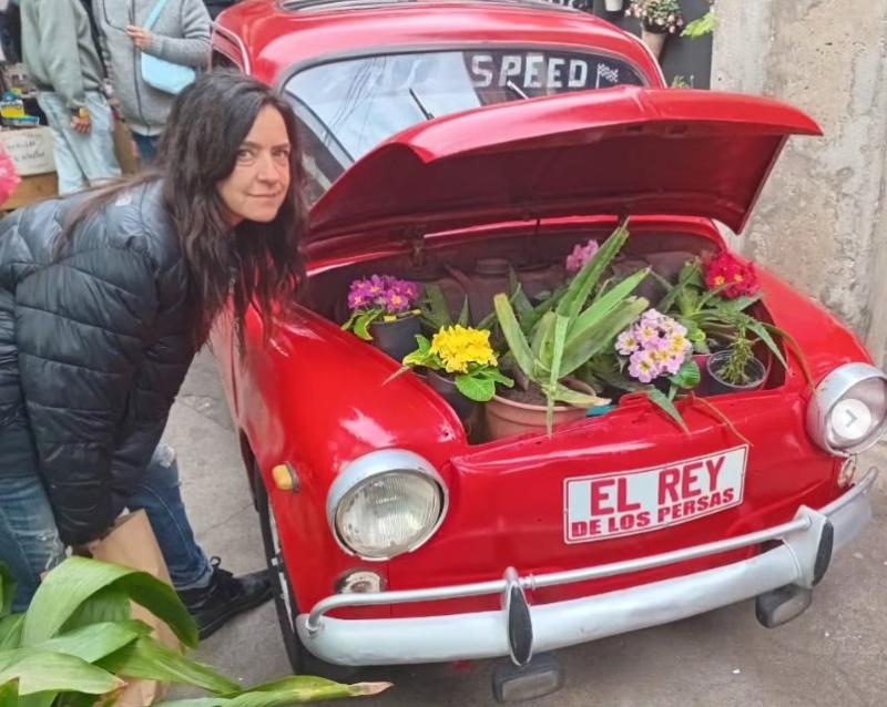 Francisca Taía y su emprendimiento de plantas