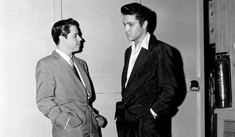 El legendario Rey del Bolero, Lucho Gatica junto a Elvis Presley