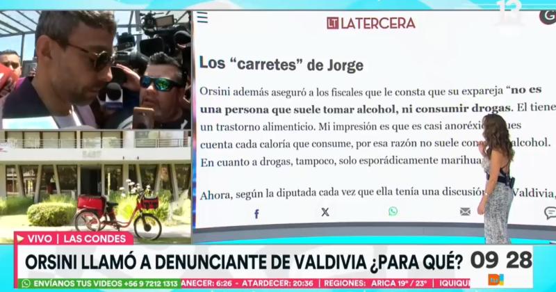 Los carretes de Jorge Valdivia según Maite Orsini