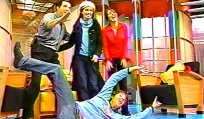 Matías Vega y Millaray Viera en Con Ustedes de Canal 13