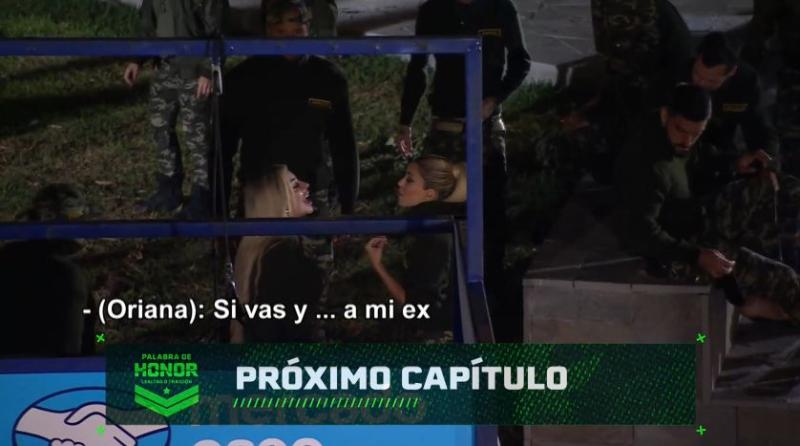 Anaís y Oriana discuten