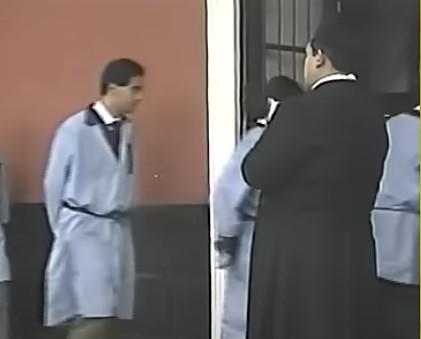 Pancho López en la película "Padre Hurtado"
