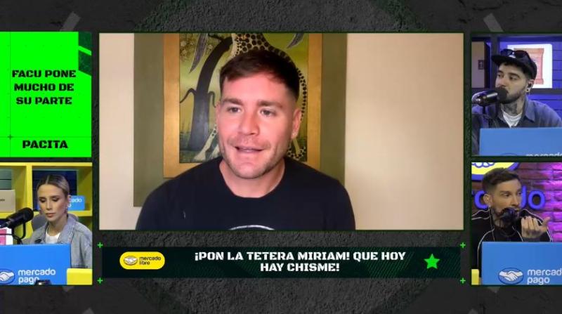 Luis Mateucci en el React de La Tropa de Mercado Libre