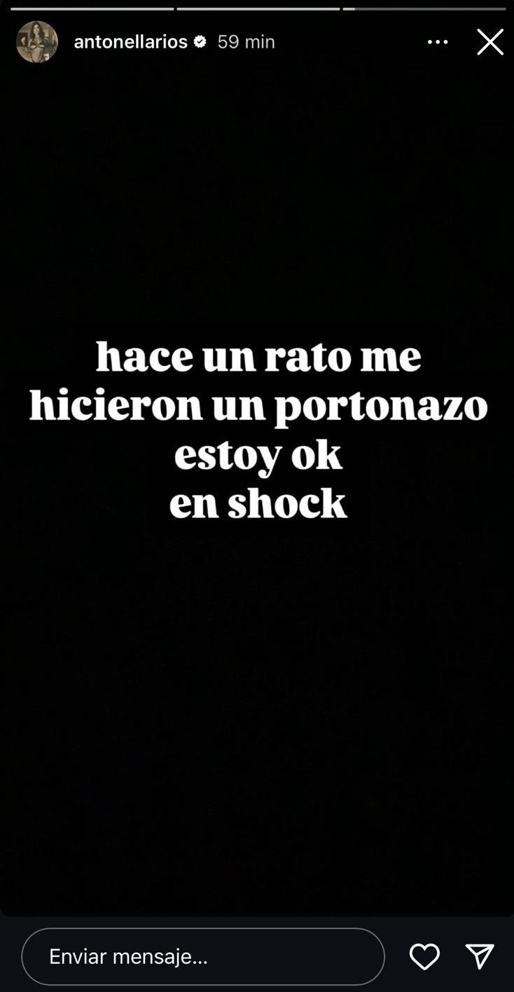 Pantallazo Antonella Ríos / Créditos Instagram