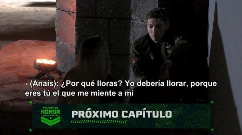 Anaís y Marcianeke discutiendo