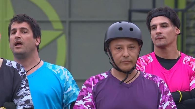 Félix y Sergio discutiendo antes de competir