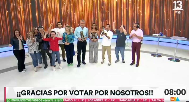 "Tu Día" de Canal 13 gana el premio a Mejor Matinal en los Premios Cordillera 2024