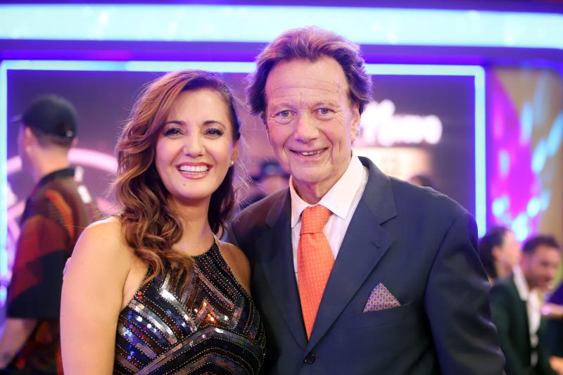 Roberto Vander y Priscilla Vargas en Canal 13