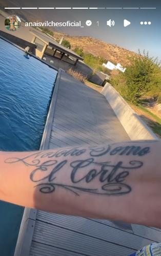 Tatuaje de Anaís y Marcianeke