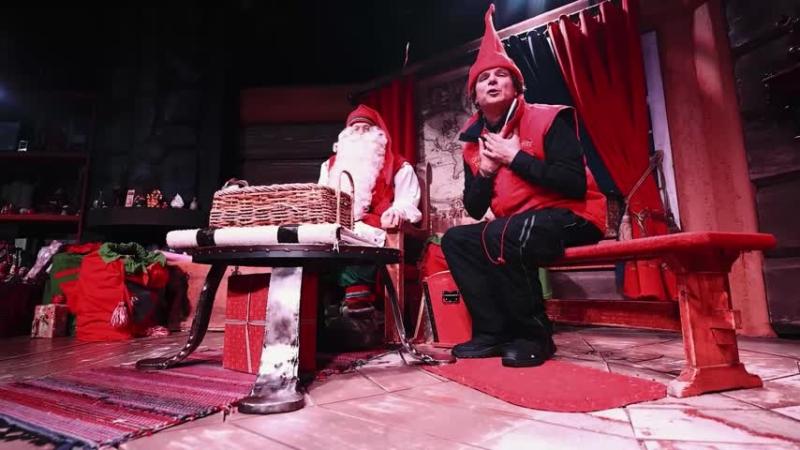 Jorge Said estuvo con el Viejito Pascuero. Créditos: El Peregrino, Canal 13.