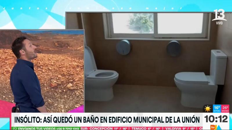 El insólito baño de La Unión