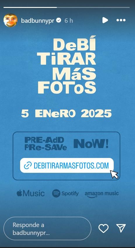 "Debí tirar más fotos", el nuevo álbum de Bad Bunny
