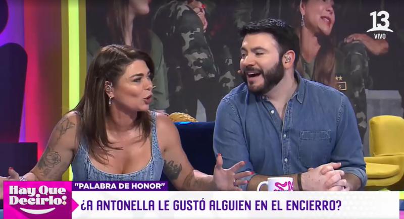 Antonella Ríos confesó que Facundo González fue el que encontró más guapo el Palabra de Honor.