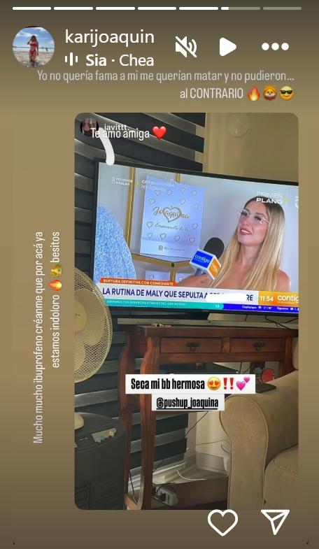 Historia de la supuesta amante de Sergio Freire, Karina Valenzuela.