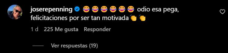 El comentario de José Luis Reppening a Priscilla Vargas