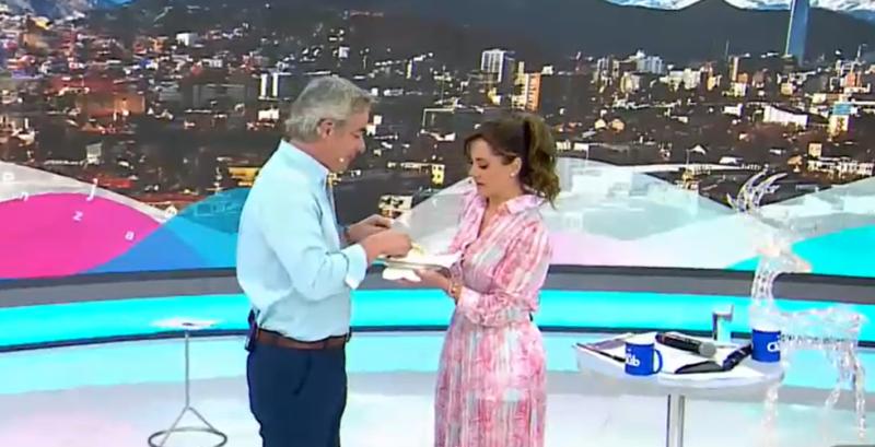 Priscilla Vargas y José Luis Repenning en "Tu Día"