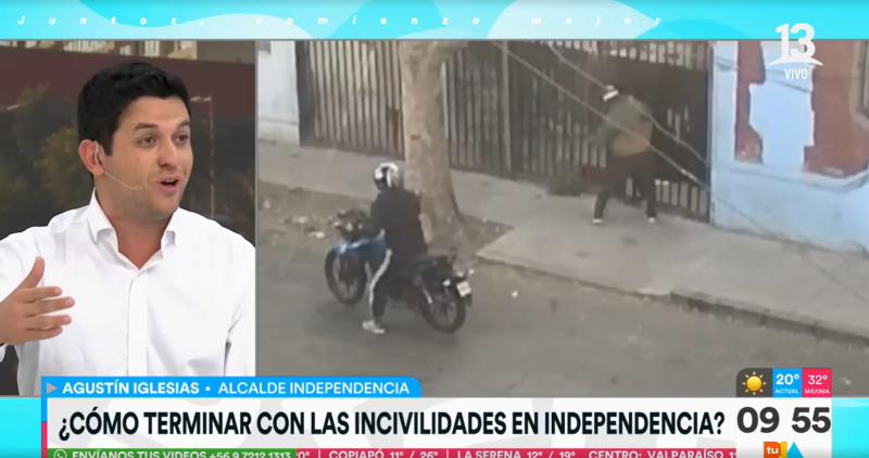 Alcalde de Independencia Agustín Iglesias