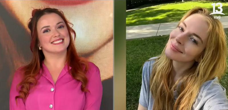 Productora de "Tu Día" sorprende con parecido a Lindsay Lohan