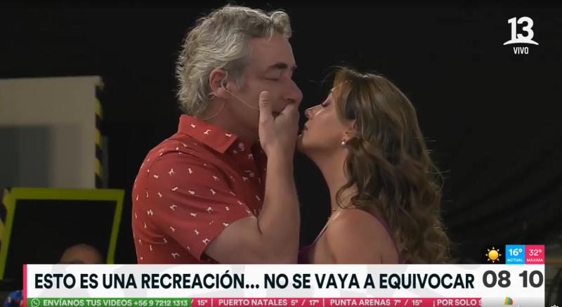 José Luis Repenning y Priscilla Vargas recrearon romántico momento de Michelle Adam con su pareja