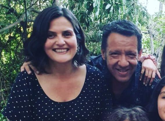 Connie Achurra junto a su ex esposo, Claudio Carrizo, quien perdió la vida a sus 49 años.