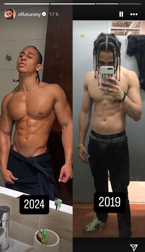 El sorprendente antes y después de Uriel Romero.