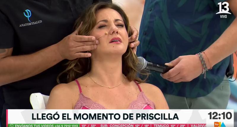 Priscilla Vargas se somete a sesión de quiropraxia en "Tu Día"