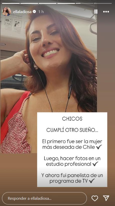 María Paz Arancibia debutará como panelista en el programa 'Sígueme'.