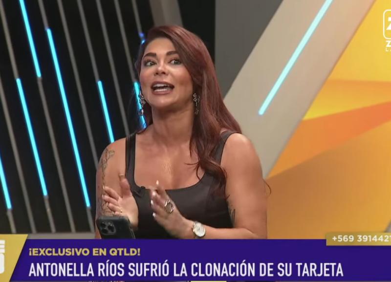 Antonella Ríos contó que le clonaron su tarjeta.