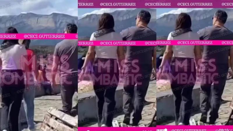 Fernando Solabarrieta e Ivette Vergara fueron captados de la mano en medio de sus vacaciones.