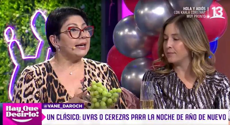 Vanessa Daroch entregó sus cábalas de fin de año.