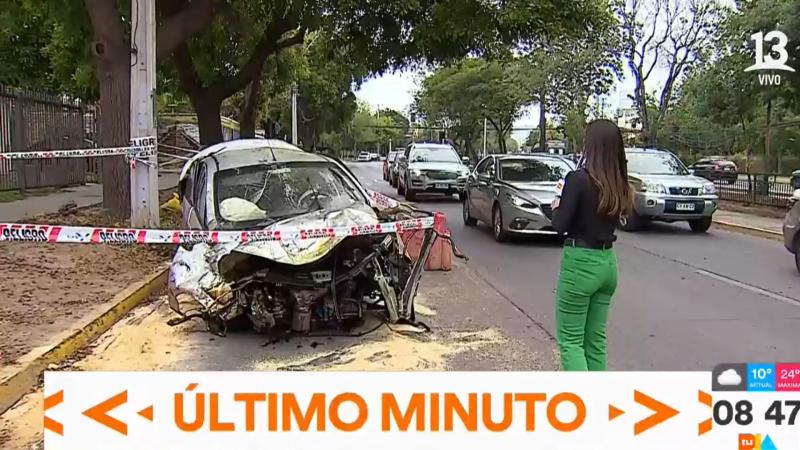 Joven perdió la vida en Ñuñoa