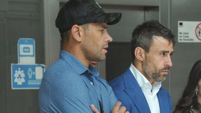 Claudio Valdivia y su hermano Jorge en tribunales