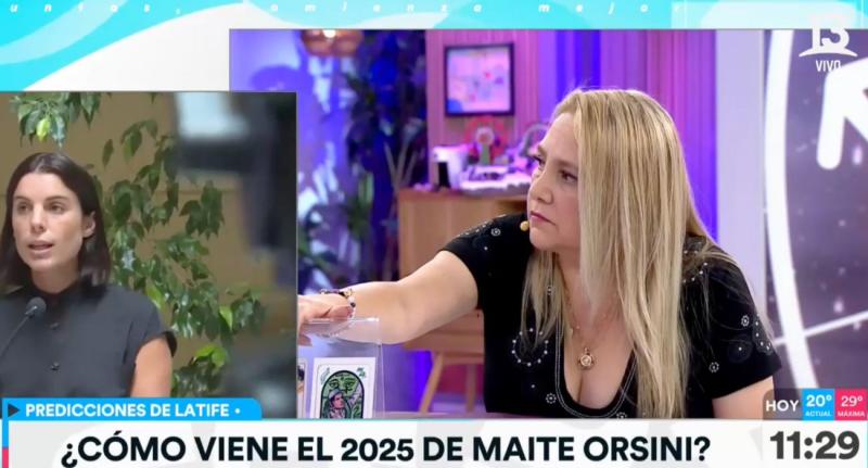 Latife Soto adelanta embarazado de Maite Orsini