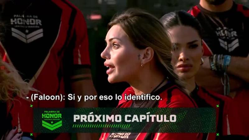 Faloon y Oriana discuten en Palabra de Honor.