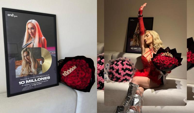 Fran Maira en sus historias de Instagram.