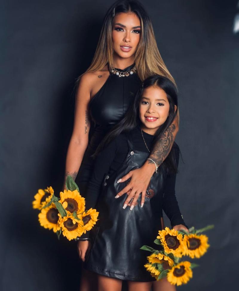 Shirley Arica y su hija Skylar