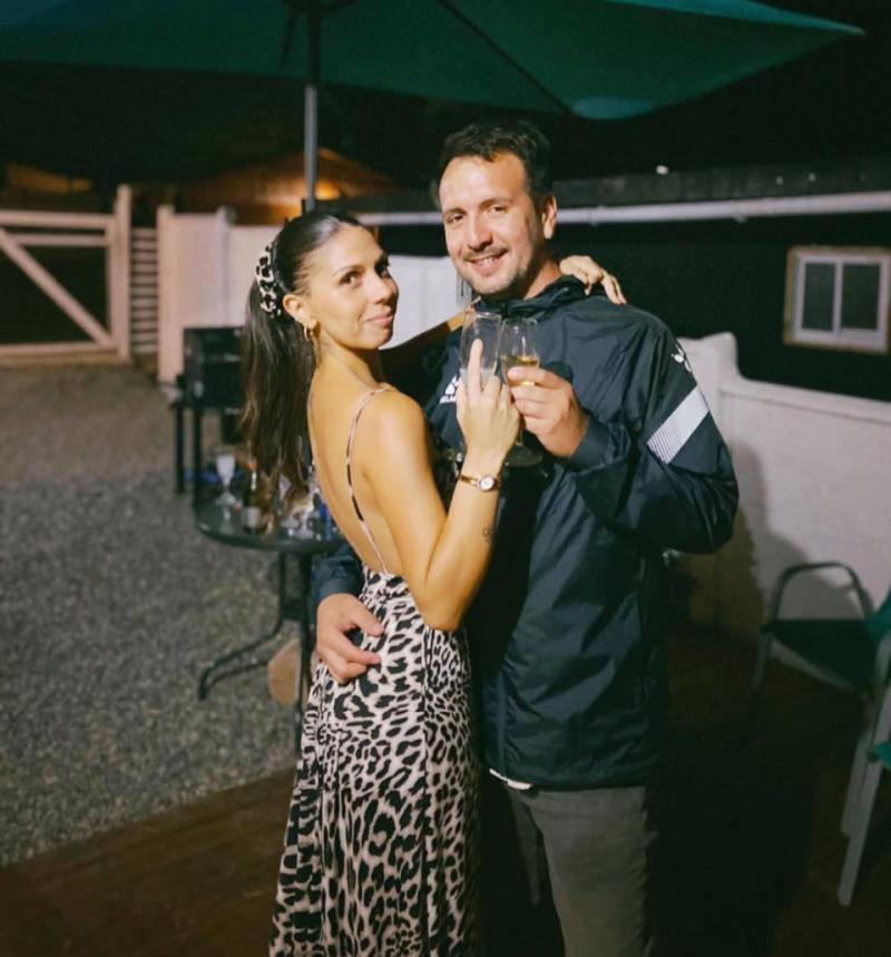 Carla Cáceres y su actual pareja - Instagram