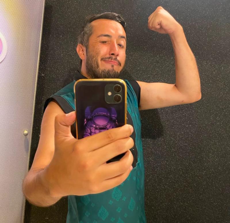 El "Poeta del relato" - Instagram