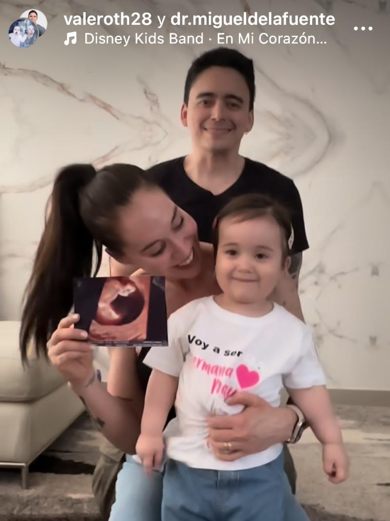 Vale Roth espera a su segundo hijo con el odontólogo Miguel de la Fuente - Instagram