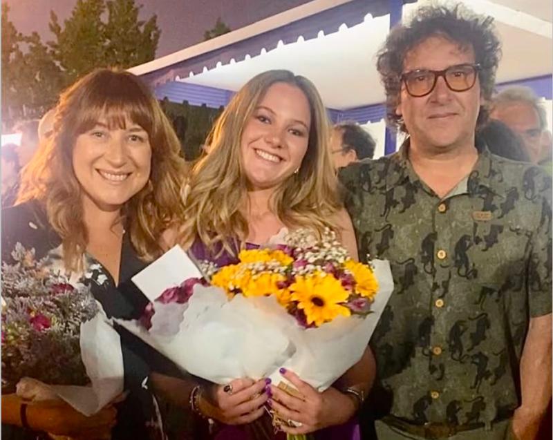 Iván Guerrero junto a su hija y esposa, Ángela Poblete - Instagram