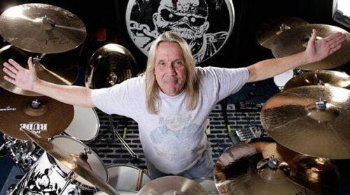 Nicko Mcbrain - Baterista de Iron Maiden.