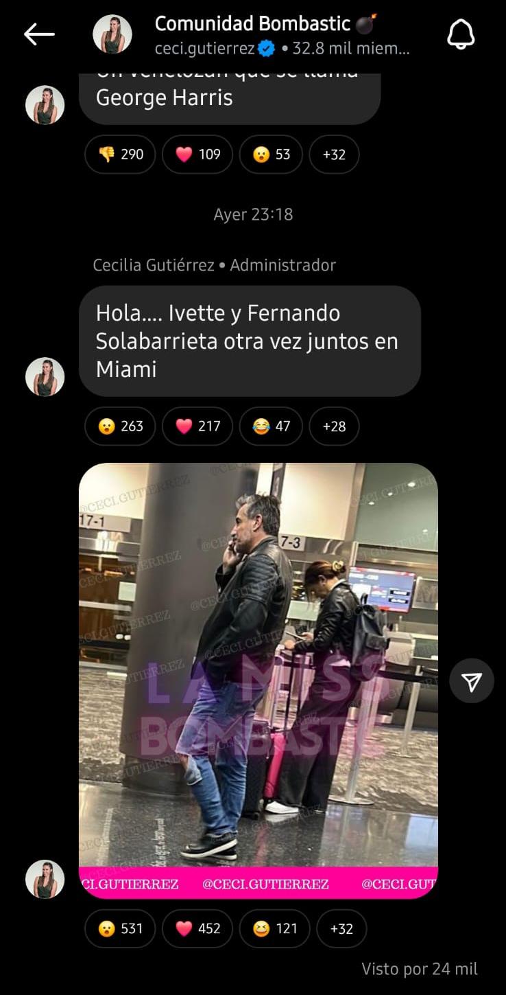 Ivette Vergara y Fernando Solabarrieta