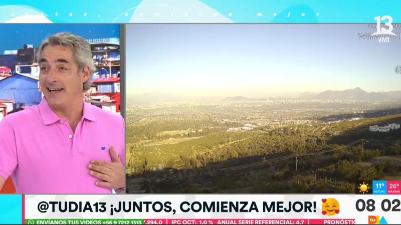 La divertida broma de Michelle Adam por polera de José Luis Repenning